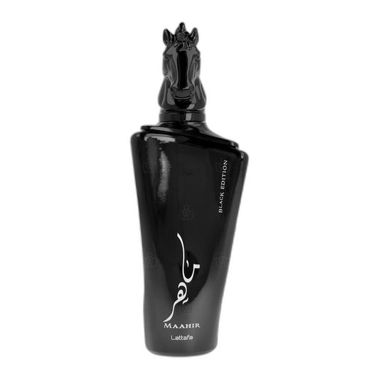 Lattafa Maahir Black Edition Eau de Parfum perfume bottle