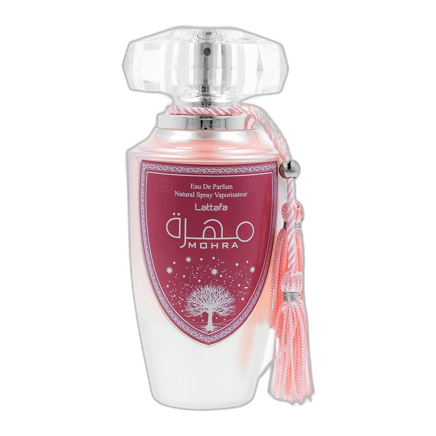 Lattafa Mohra Silky Rose Eau de Parfum perfume bottle