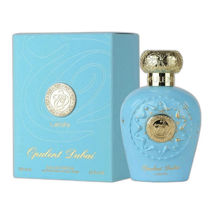 Lattafa Opulent Dubai Eau de Parfum perfume bottle