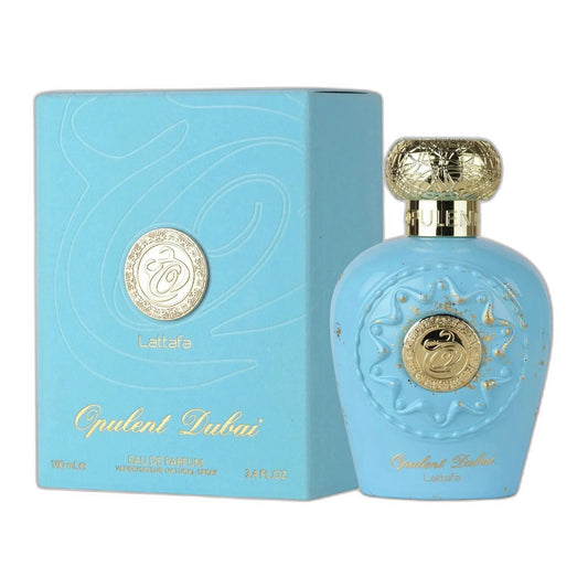 Lattafa Opulent Dubai Eau de Parfum perfume bottle
