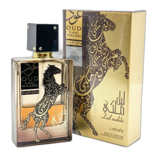 Lattafa Oud Lail Maleki Unisex Eau de Parfum perfume bottle
