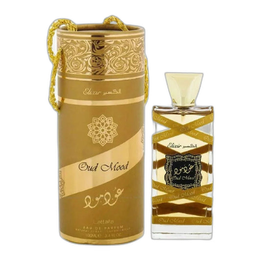 LATTAFA Oud Mood Elixir Unisex Eau de Parfum perfume bottle
