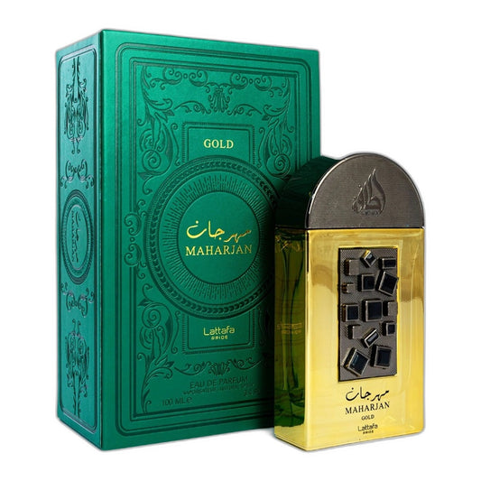Lattafa Pride Maharjan Gold Eau de Parfum perfume bottle