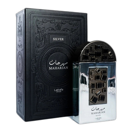 Lattafa Pride Maharjan Silver Eau de Parfum perfume bottle