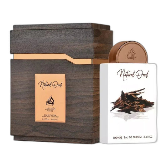 Lattafa Pride Natural Oud Eau de Parfum perfume bottle