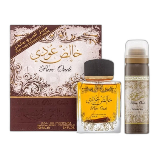 Lattafa Pure Oudi Eau de Parfum perfume bottle