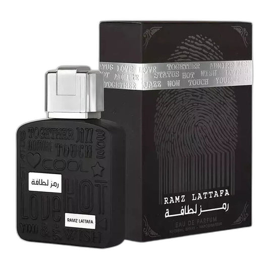 Lattafa Ramz Silver Eau de Parfum perfume bottle