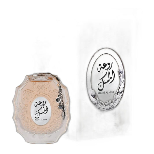 Lattafa Rouat Al Musk Eau de Parfum perfume bottle
