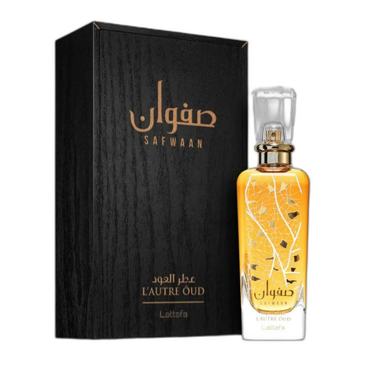 Lattafa Safwaan L'autre Oud Eau de Parfum perfume bottle