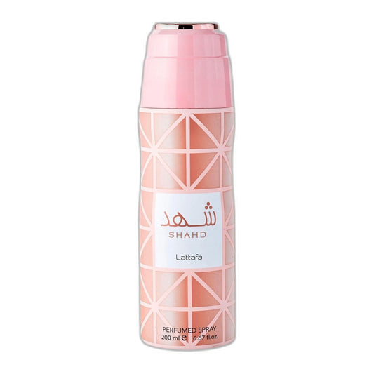 Lattafa Shahd Body Spray perfume bottle