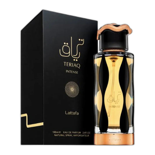 Lattafa Teriaq Intense Eau de Parfum perfume bottle