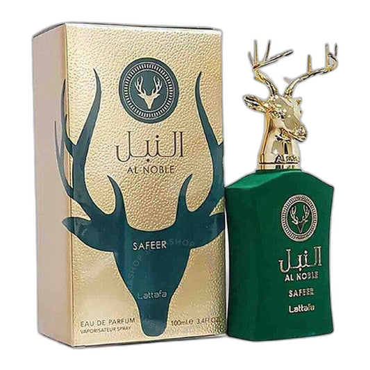 LATTAFA  Unisex Al Noble Safeer Green EDP 3.4 oz Fragrances