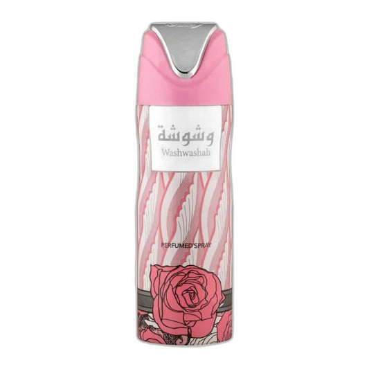 Lattafa Washwashah Body Spray perfume bottle