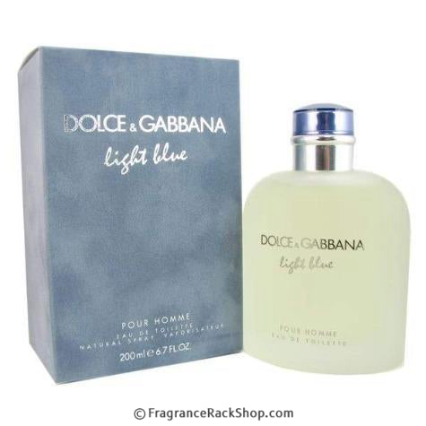 Light Blue by Dolce & Gabbana Pour Homme Eau de Toilette bottle close-up detail