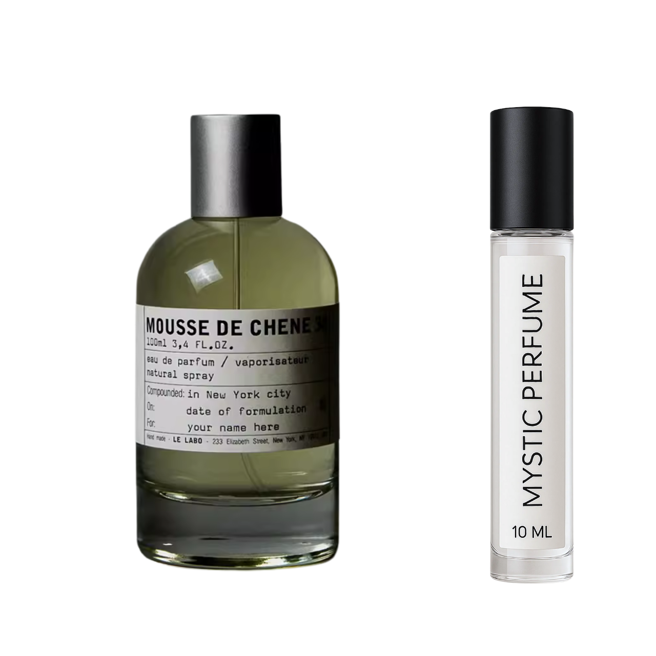 Le Labo Mousse De Chene 30 sample vial label detail