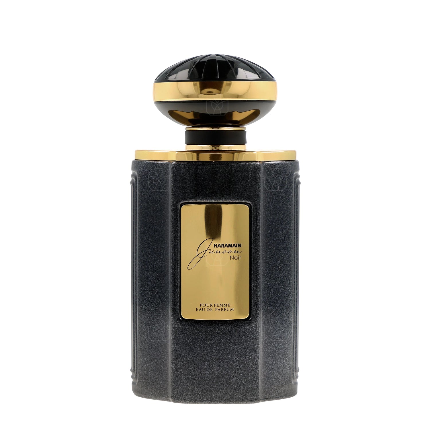 Al Haramain Junoon Noir Eau de Parfum perfume bottle