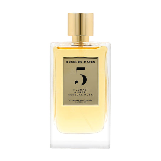 Rosendo Mateu No 5 Floral Amber Sensual Musk Eau de Parfum perfume bottle