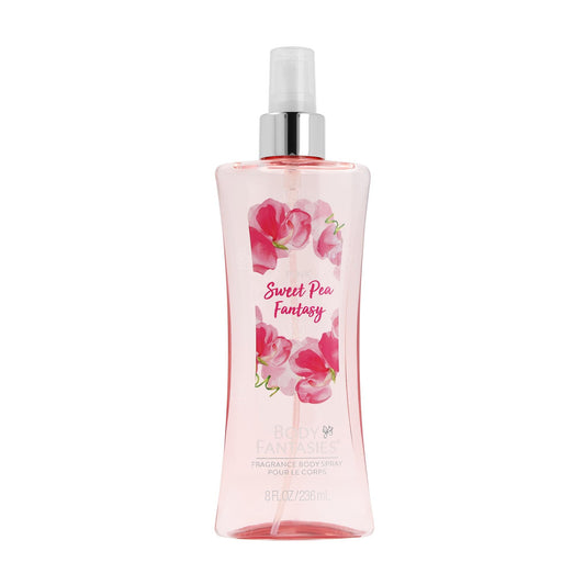 Body Fantasies Pink Sweet Pea Fantasy Body Spray perfume bottle