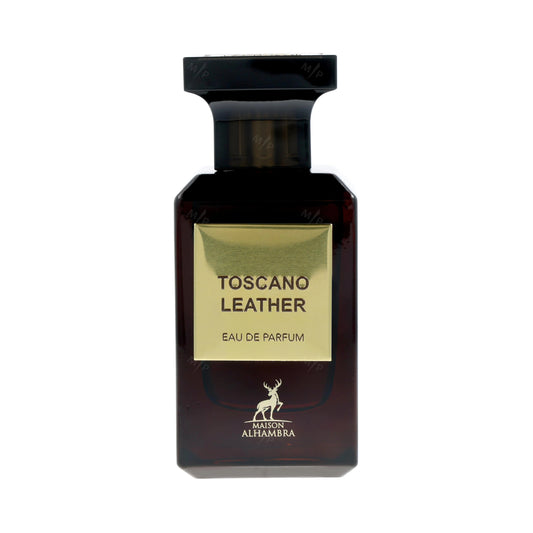 Maison Alhambra Toscano Leather Eau de Parfum perfume bottle