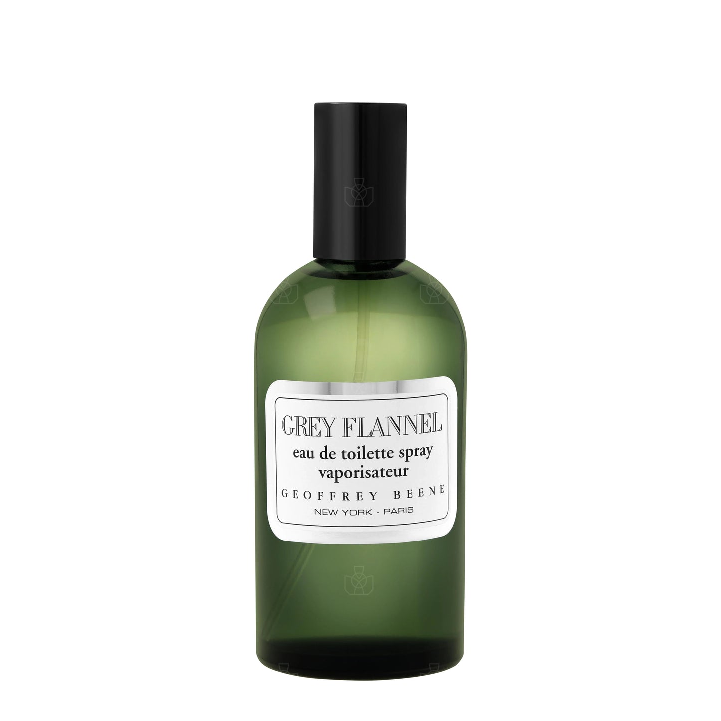 Geoffrey Beene Grey Flannel Eau de Toilette carton and packaging