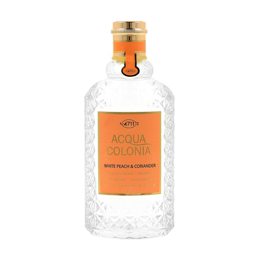 4711 Acqua Colonia White Peach & Coriander Eau de Cologne perfume bottle