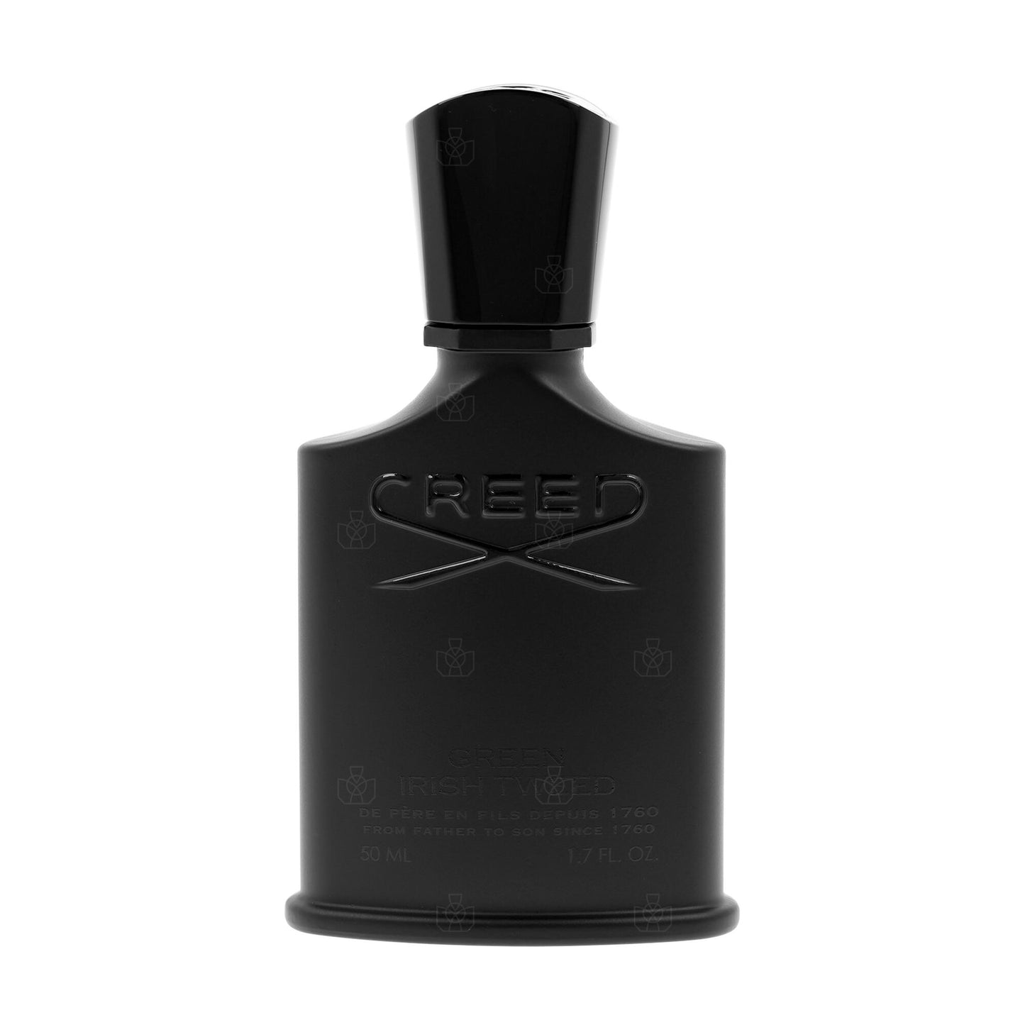 Creed Green Irish Tweed Eau de Parfum bottle close-up detail