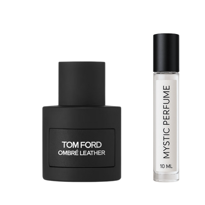 Tom Ford Ombré Leather sample vial label detail