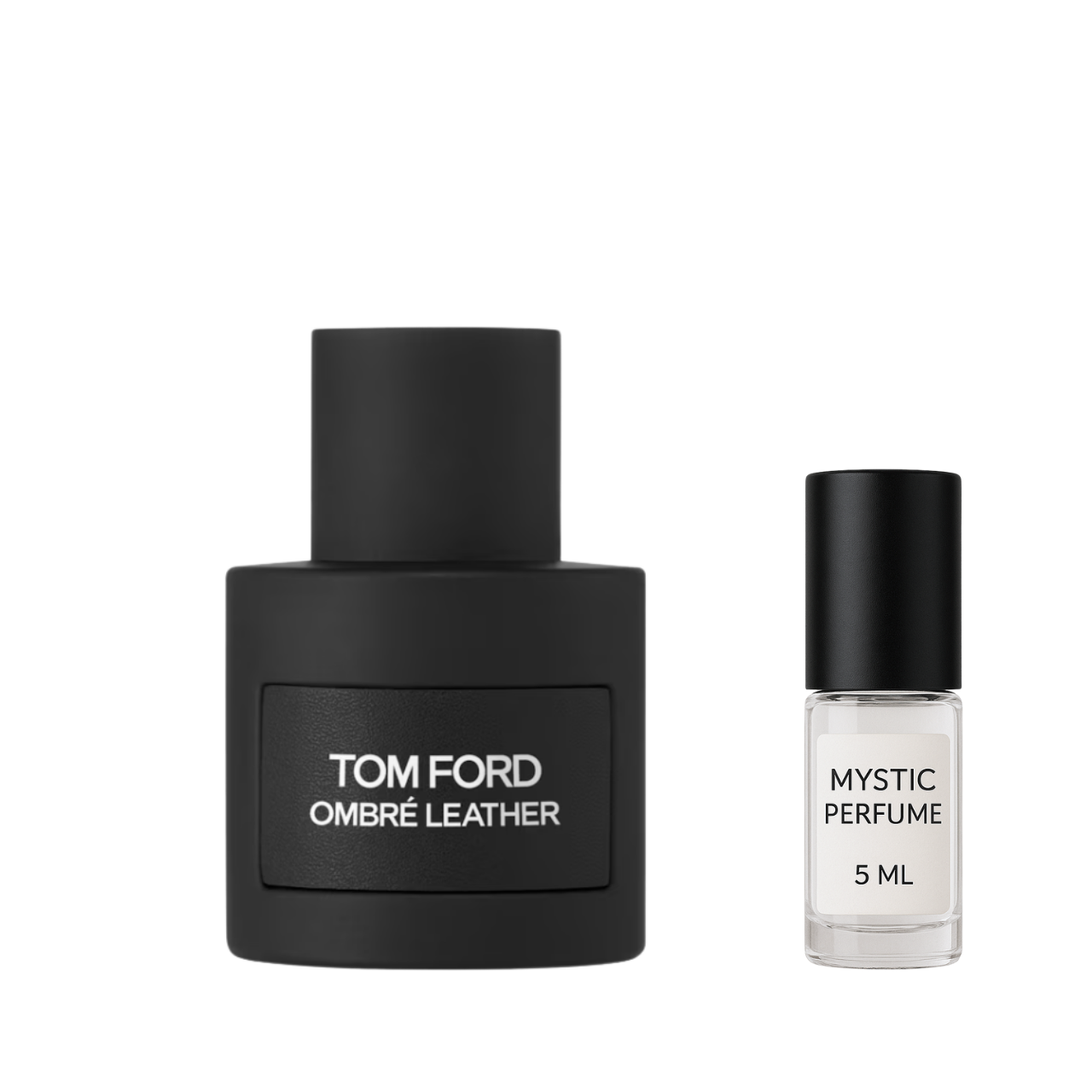 Tom Ford Ombré Leather sample vial label detail