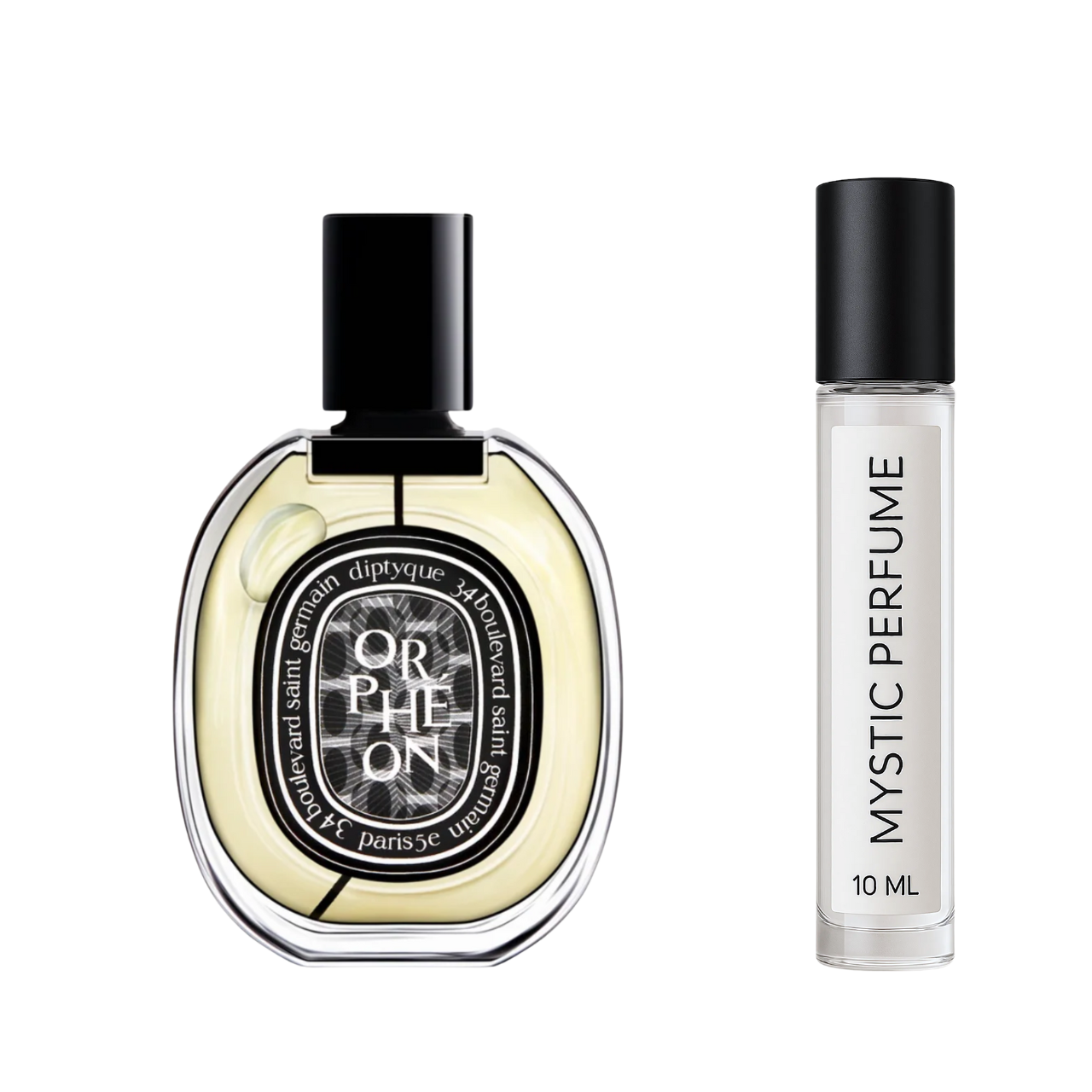 Diptyque Orphéon Eau de Parfum sample vial label detail