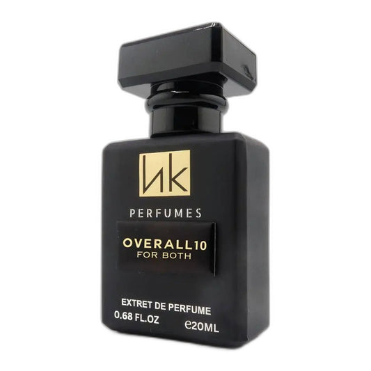 Overall 10 perfume bottle