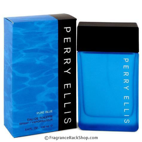 Pure Blue by Perry Ellis Eau de Toilette perfume bottle