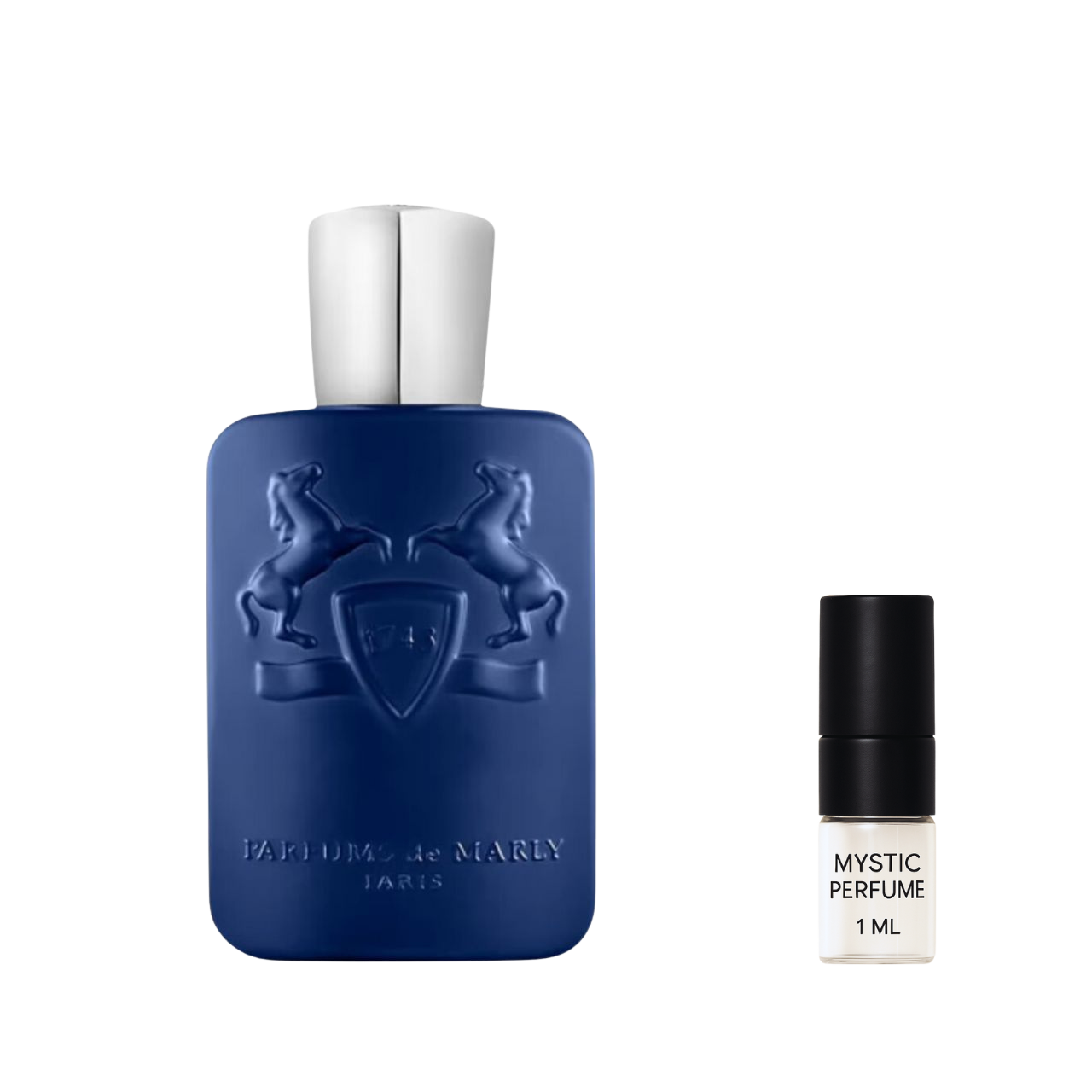 Parfums de Marly Percival Parfum sample vial label detail