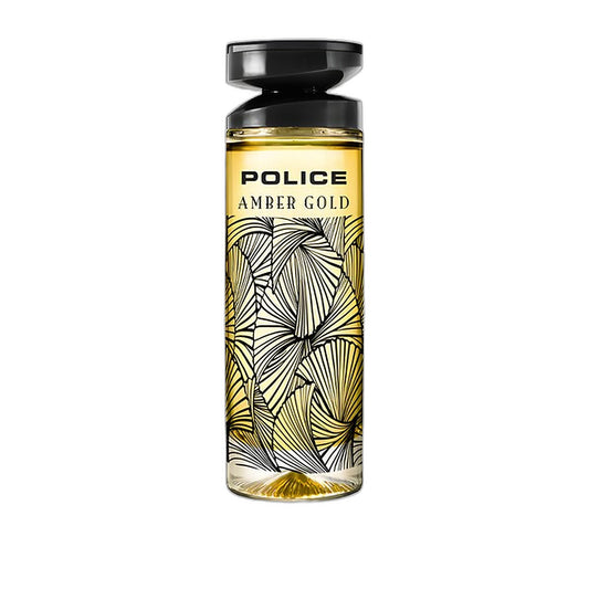 Police Amber Gold Eau de Toilette perfume bottle