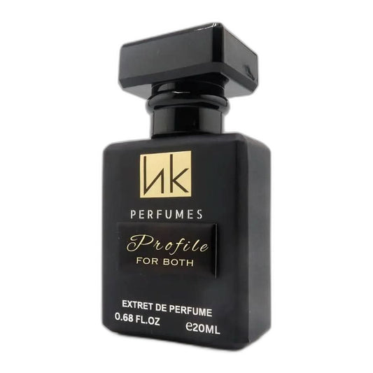 Profile perfume bottle