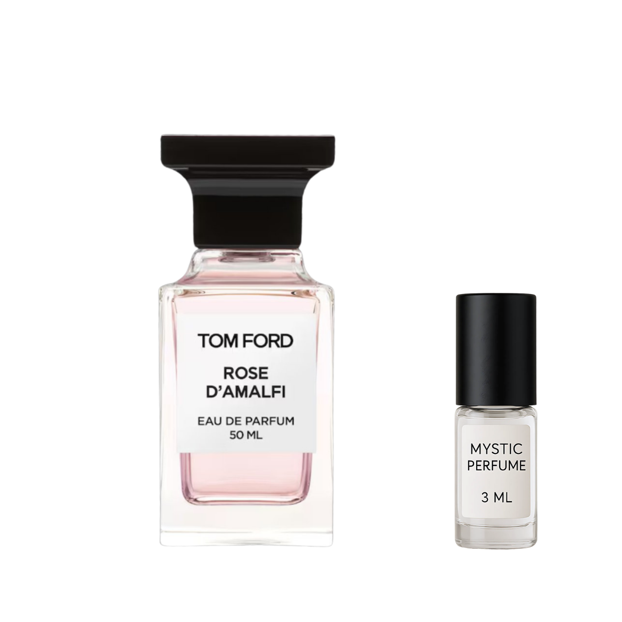 Tom Ford Rose D'Amalfi sample vial label detail