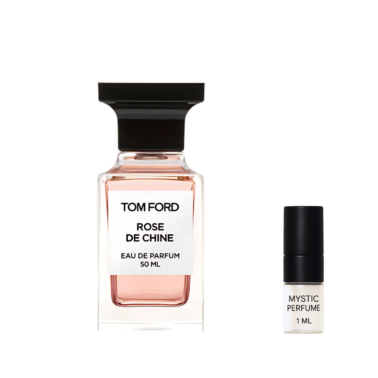 Tom Ford Rose De Chine sample vial label detail