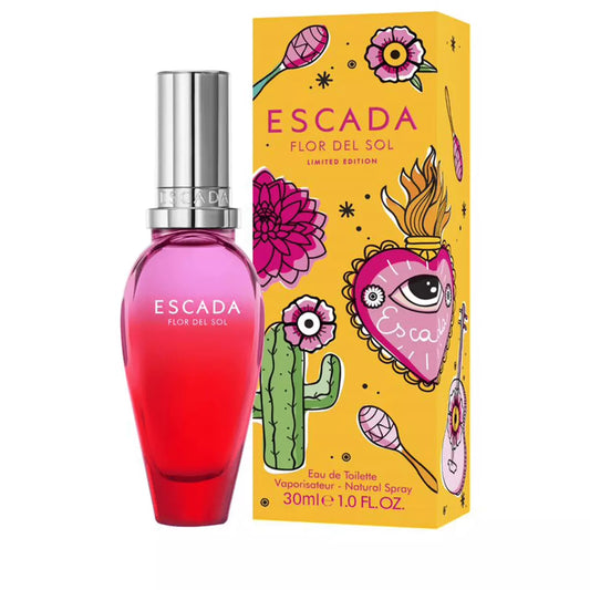 Flor del Sol Escada perfume bottle