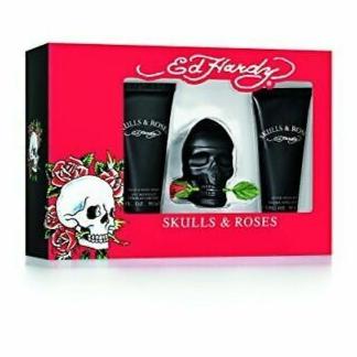 Ed Hardy Skulls & Roses Eau de Toilette perfume bottle