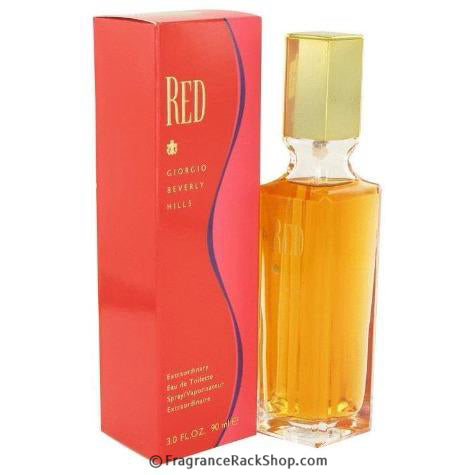 Giorgio Red by Giorgio Beverly Hills Eau de Toilette perfume bottle