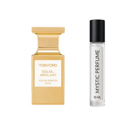 Tom Ford Soleil Brulant sample vial label detail