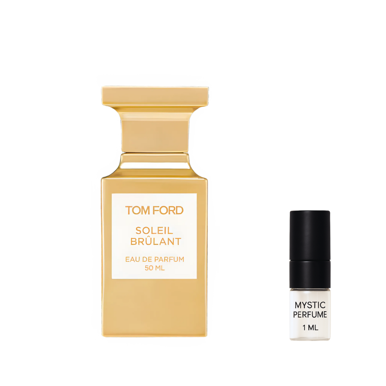 Tom Ford Soleil Brulant sample vial label detail