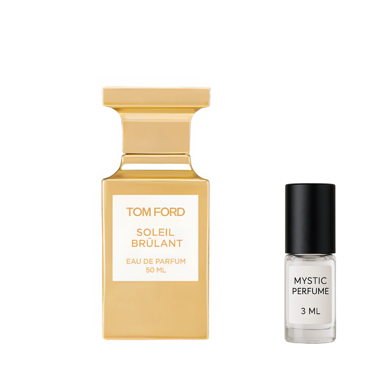 Tom Ford Soleil Brulant sample vial label detail