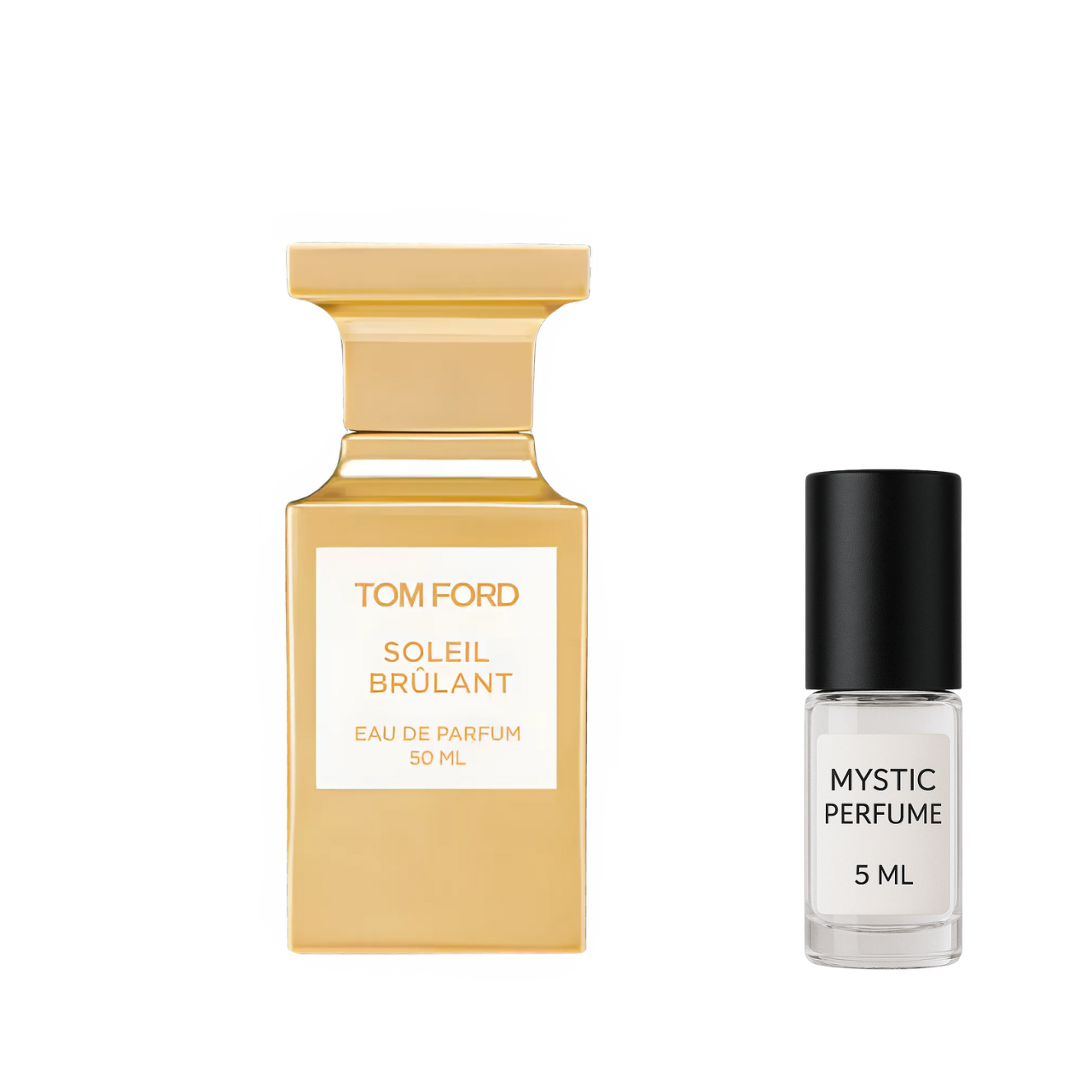 Tom Ford Soleil Brulant sample vial label detail