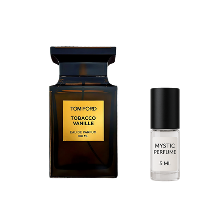 Tom Ford Tobacco Vanille sample vial label detail