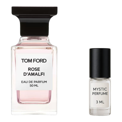 Tom Ford Rose D'Amalfi decant sample vial