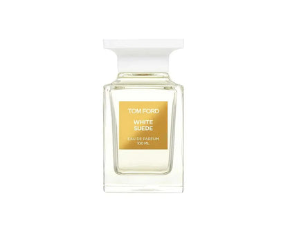 Tom Ford White Suede carton and packaging