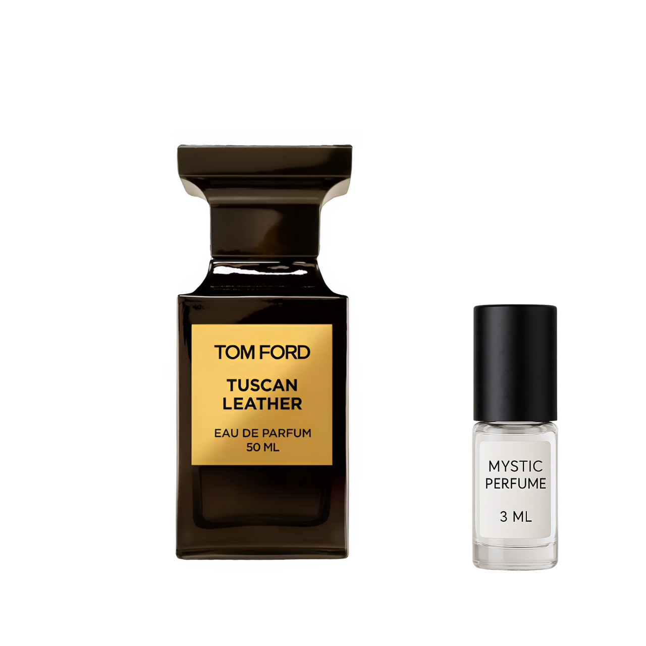 Tom Ford Tuscan Leather sample vial label detail