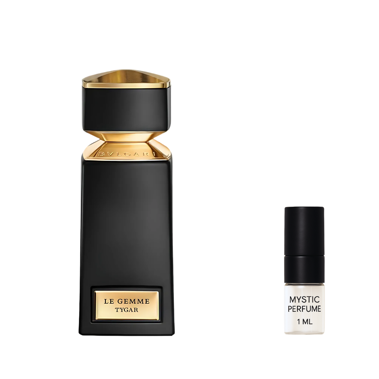 Bvlgari Le Gemme Tygar Eau de Parfum sample vial label detail