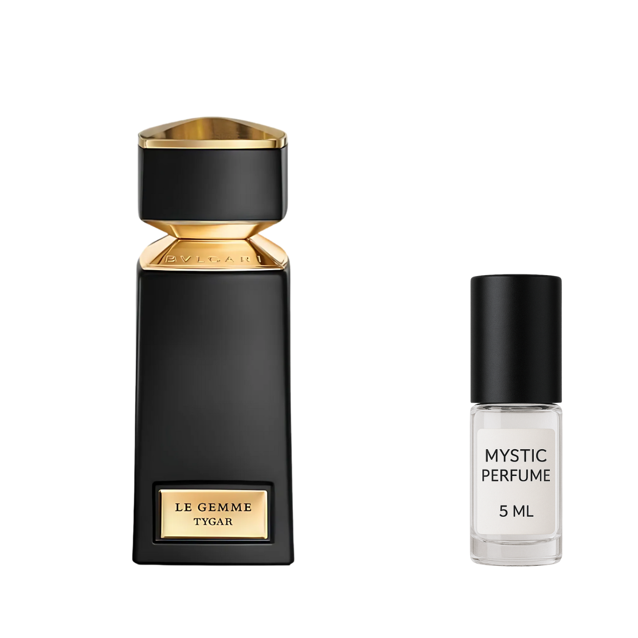 Bvlgari Le Gemme Tygar Eau de Parfum sample vial label detail