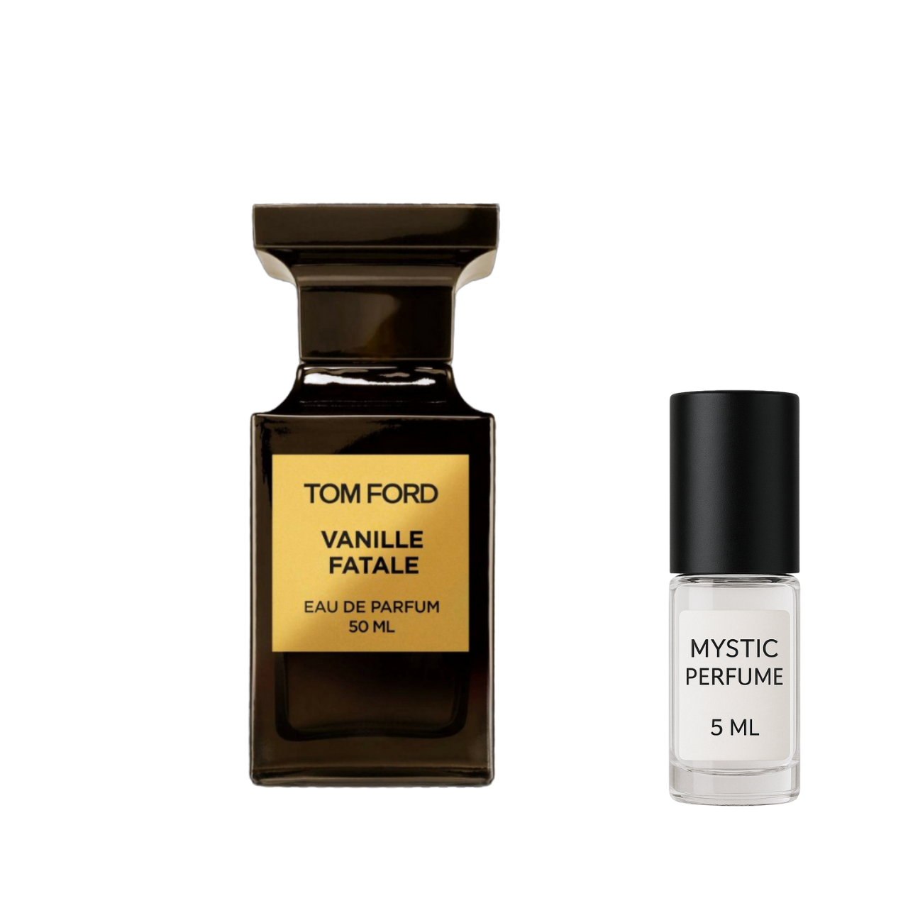 Tom Ford Vanille Fatale sample vial label detail